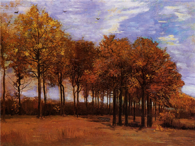 Autumn Landscape Van Gogh Oil Painting